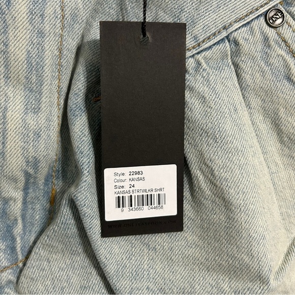 Oneteaspoon KANSAS HIGH-WAIST STREETWALKERS SHORTS - Picture 5 of 15